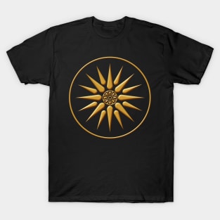 Macedonia Symbol Gold T-Shirt